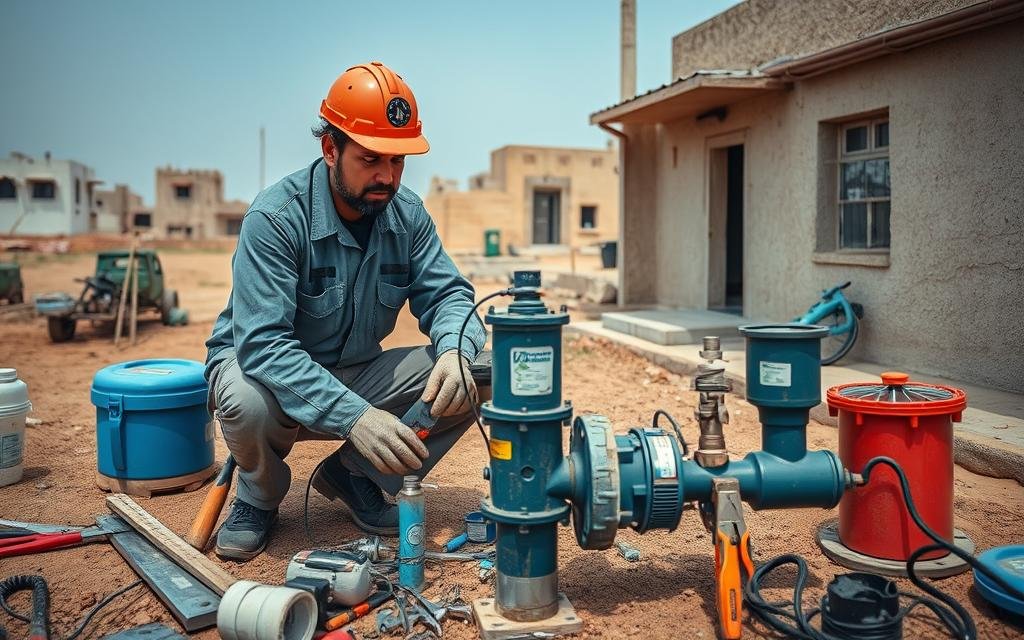 فني صحي بالكويت مع ضمان على جميع الأعمال