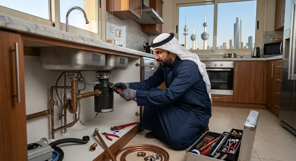 سباك صحي جليب الشيوخ الكويت لخدمات السباكة والصيانة الفورية