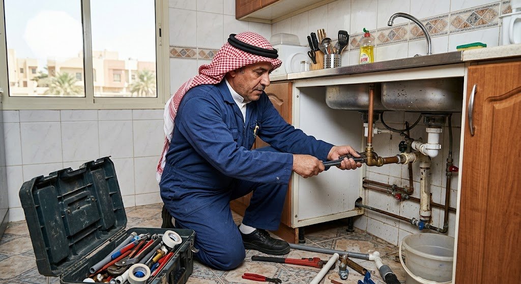 سباك صحي العاصمة الكويت لجميع أعمال السباكة والصيانة الفورية