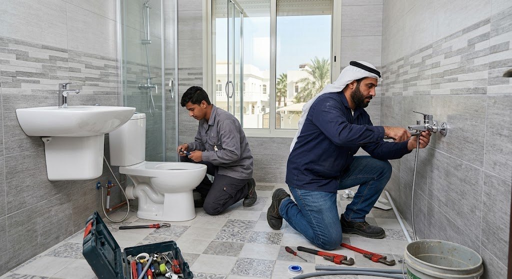 سباك صحي مبارك الكبير الكويت لخدمات الصيانة والتركيبات الصحية